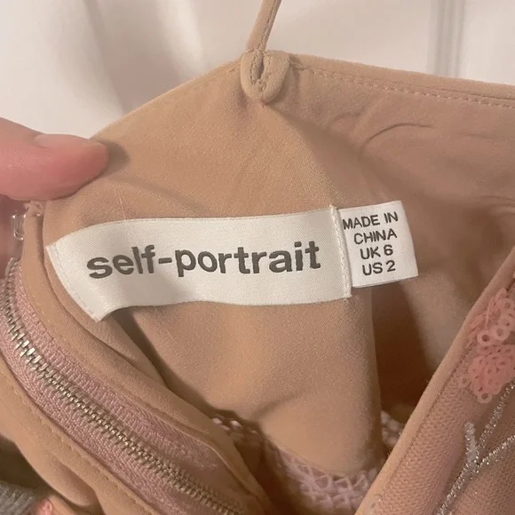 Self-portrait sakura long dress us4 uk8 - Picture 2 of 6